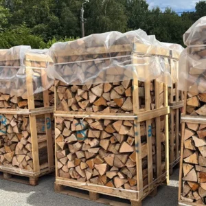 Brennholz – Gemischte Harthölzer (40 cm) – 4 Paletten (13,2 Ster) – PEFC-zertifiziert